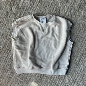 Zara sleeveless sweater